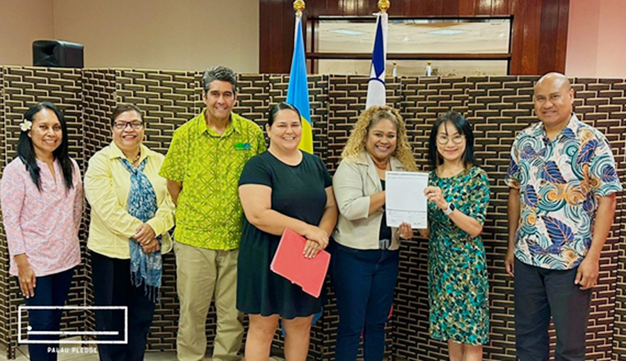 Palau Pledge Thanks Taiwan For Dive Camp Support Island Times News