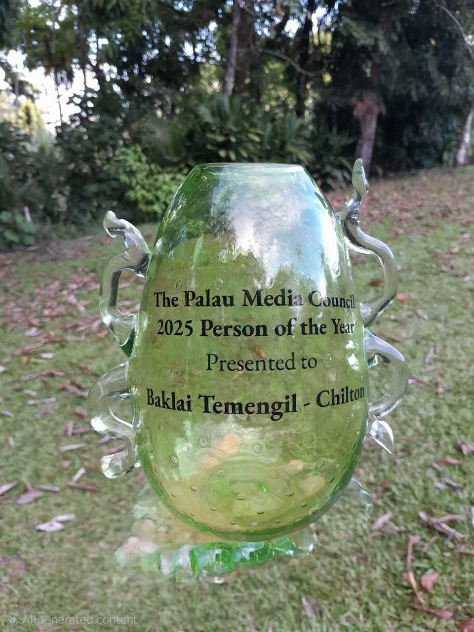 Palau Media Council Names Baklai Temengil-Chilton Most Impactful Person of the Year 2025