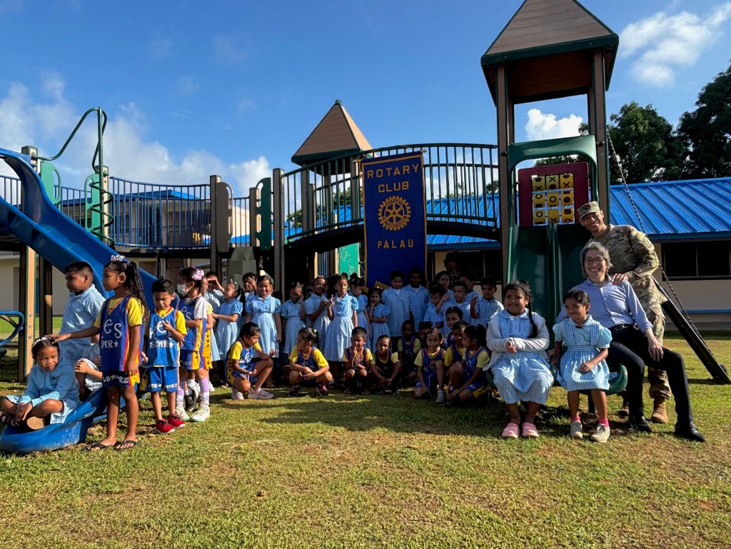Koror Elementary Students Celebrate New Playground Built Through Local and Global Collaboration