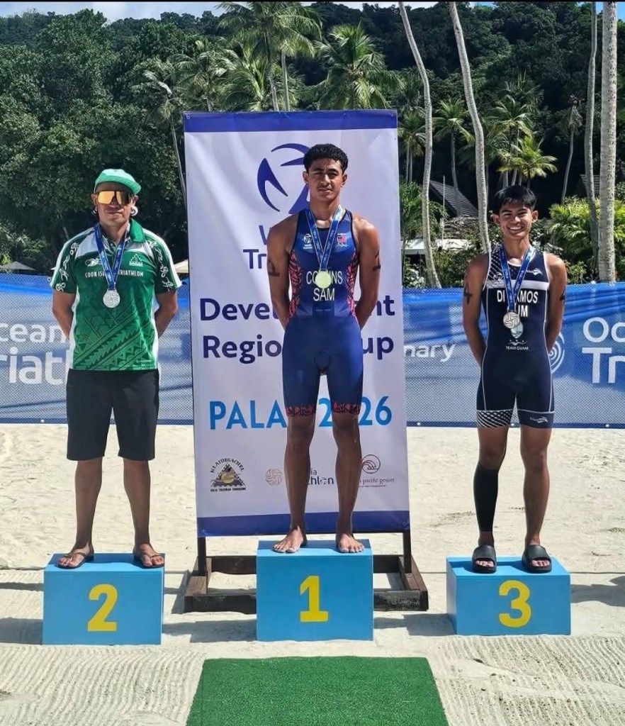 Palau Hosts First World Triathlon Cup as Samoa, NMI Athletes Take Gold