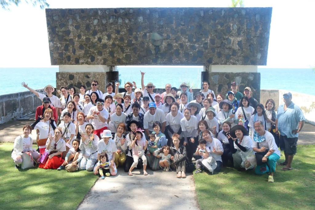 Leaders join in Beach Clean-Up During Emotional Peleliu Visit