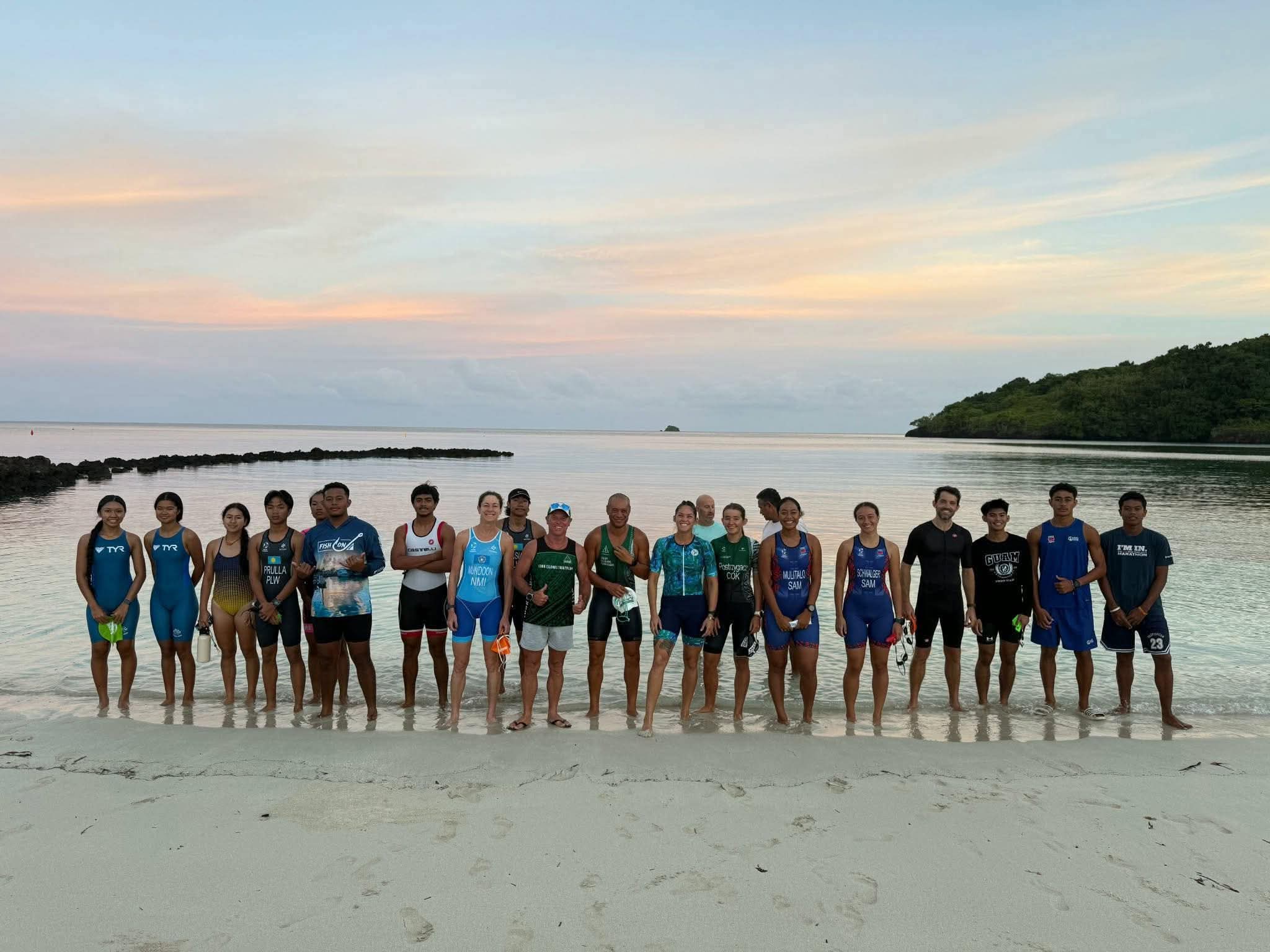 Palau’s Young Professionals Step Up to Support Oceania’s Next Generation of Triathletes 