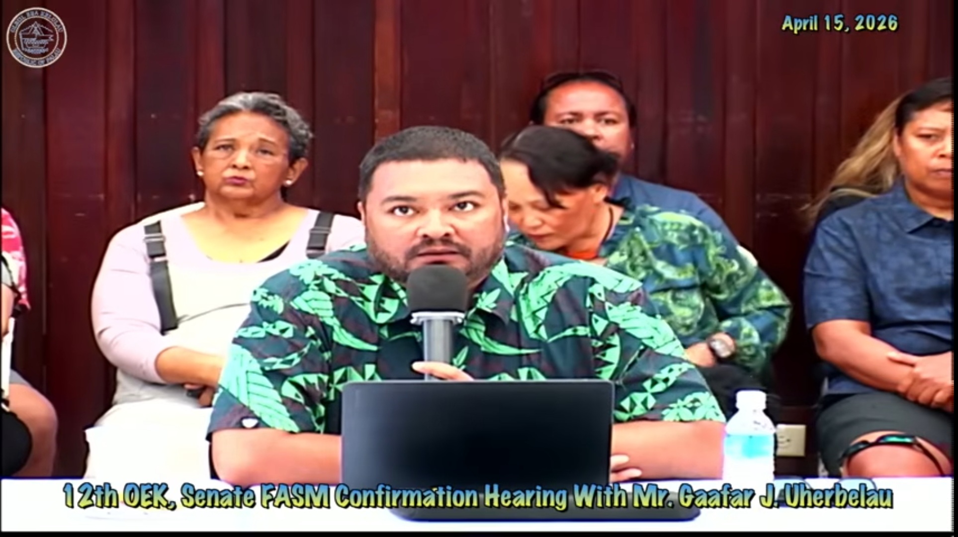 Uherbelau Faces Senate Scrutiny in Fast-Tracked Hearing for Palau Ambassador to Taiwan