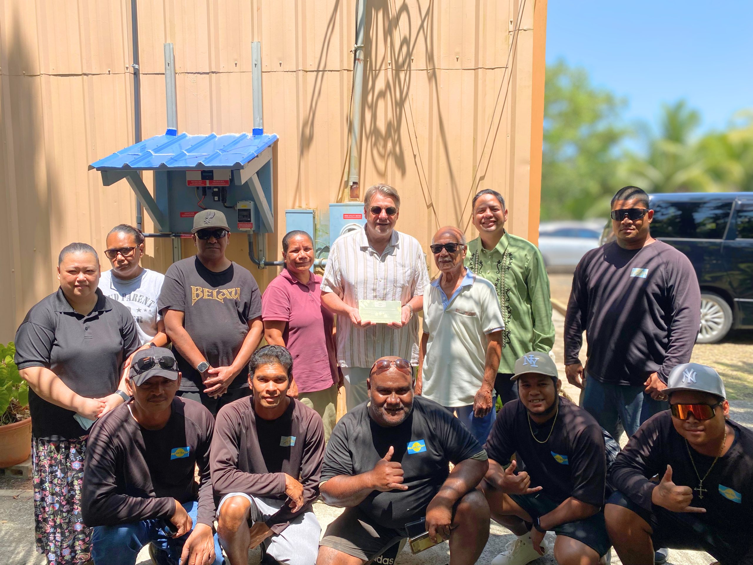 Palau Solar unveils commemorative plaque at Apostolic Foundation Church in formal handover ceremony