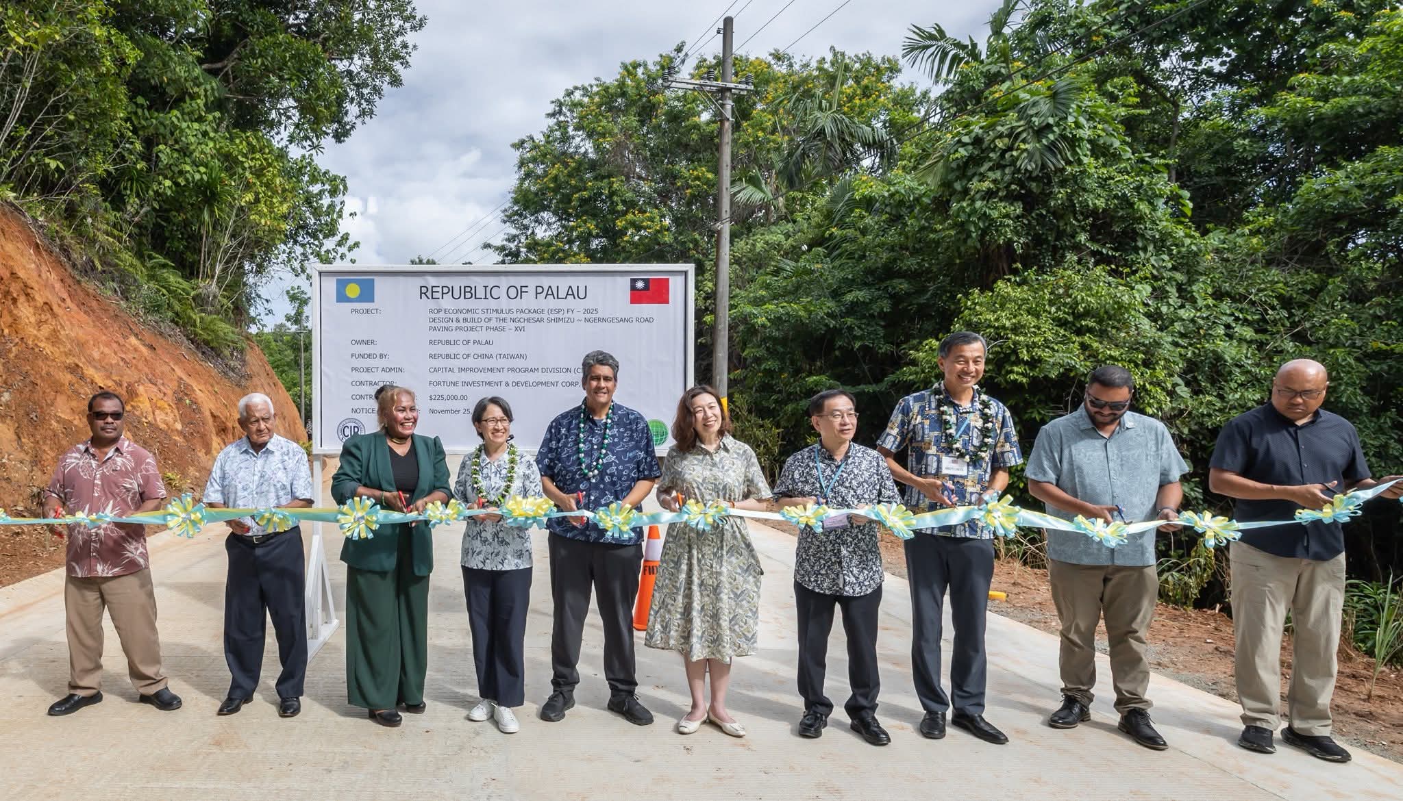 Ngchesar Completes Phase XVI of Shimizu–Ngerngesang Road Project