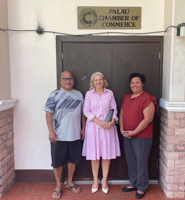 UK Ambassador Sarah Hulton visits Palau to strengthen education and climate partnerships